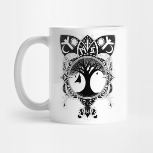 Odin Learning the Runes Mug